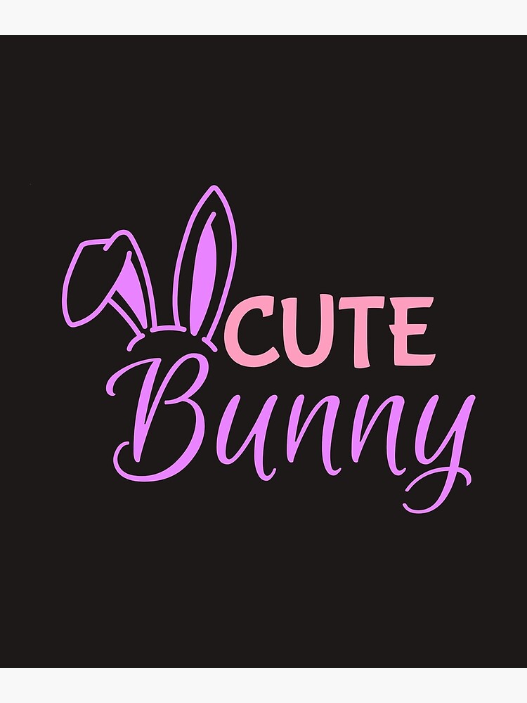 Thumbnail 3 of 3, Poster, Cute bunny designed and sold by ikaponStore.