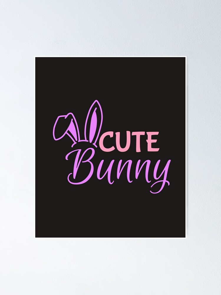 Thumbnail 1 of 3, Poster, Cute bunny designed and sold by ikaponStore.