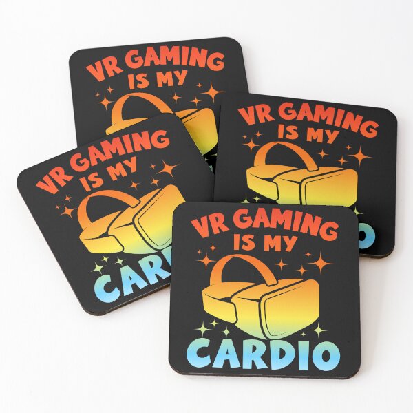 Item preview, VR Gaming Is My Cardio PCVR Gaming Gift For Virtual Reality Enthusiast XR Lovers designed and sold by DadJokeDescript.