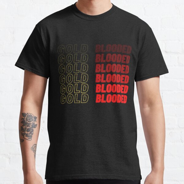 Gold Blooded (Men's Red Tee)