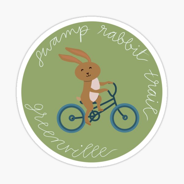 Item preview, Swamp Rabbit On the Trail designed and sold by allisonnroberts.
