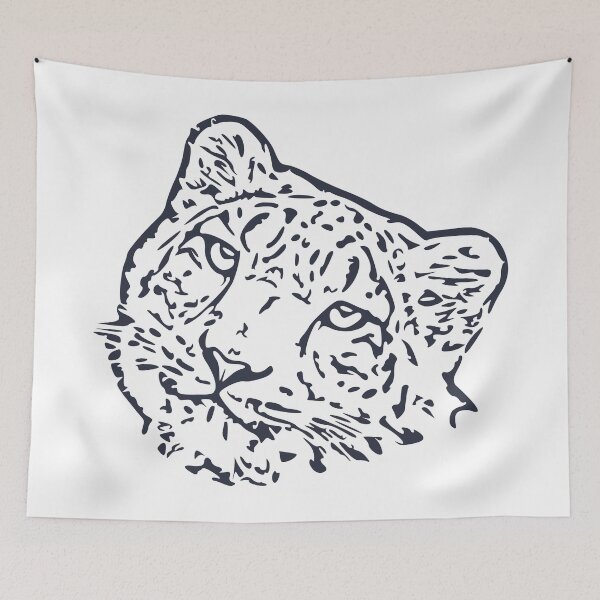 Item preview, Snow Leopard Artwork – Grey Edition designed and sold by Typeglyphs.