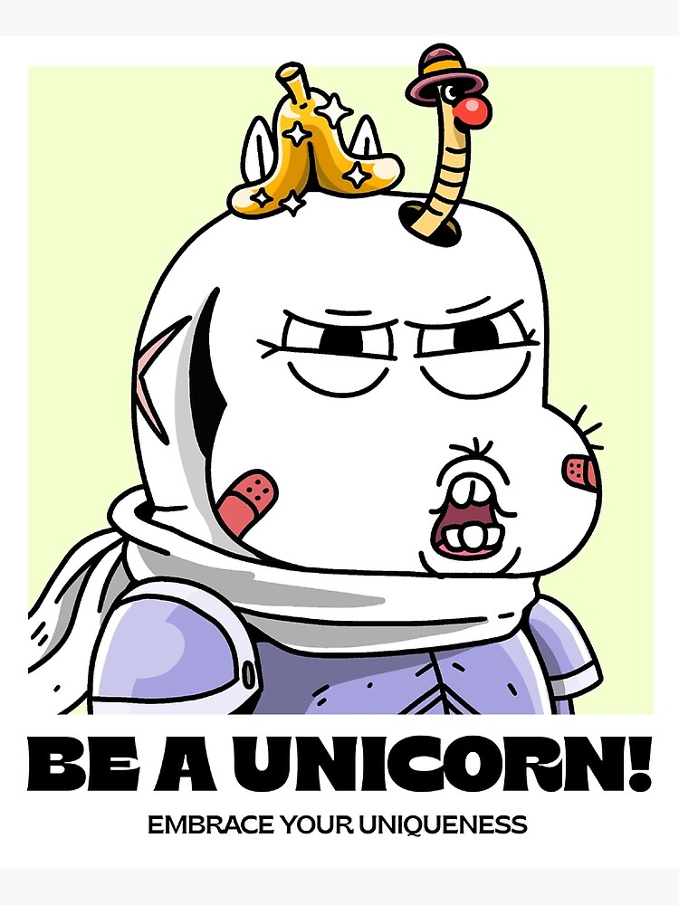 Be a unicorn! embrace your uniqueness v20 by mokokosaurus