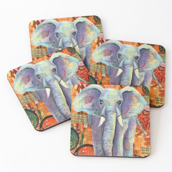 Item preview, Elephant On Abstract designed and sold by Deb Webb.