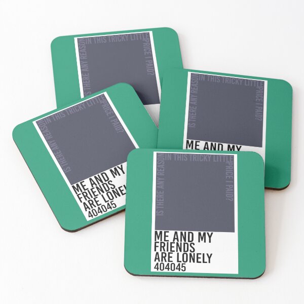 Item preview, Me and My Friends are Lonely Color Swatch  designed and sold by RiovalencanoRL.