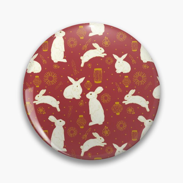 Item preview, Year of the Rabbit - Red and Gold designed and sold by KelliroDesigns.