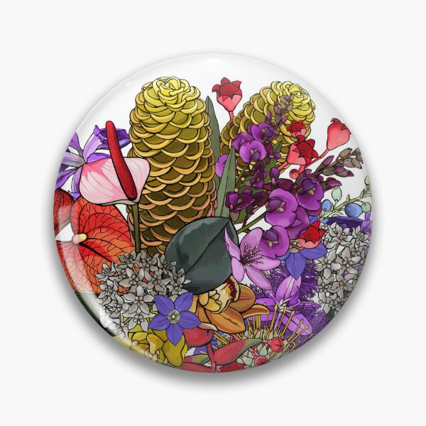Item preview, Australian Tropical Summer Wildflower Florals designed and sold by Sketchbook Designs.