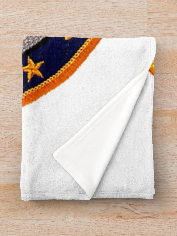 Thumbnail 3 of 6, Throw Blanket, NROL-1 Program Crest designed and sold by Nikki SpaceStuffPlus.