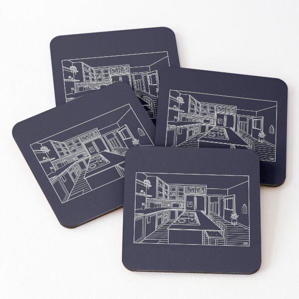 Item preview, Kitchen Vibes (White Line Art) designed and sold by joaquin-waqueen.