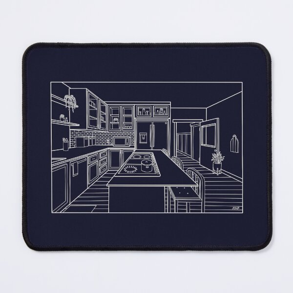 Item preview, Kitchen Vibes (White Line Art) designed and sold by joaquin-waqueen.
