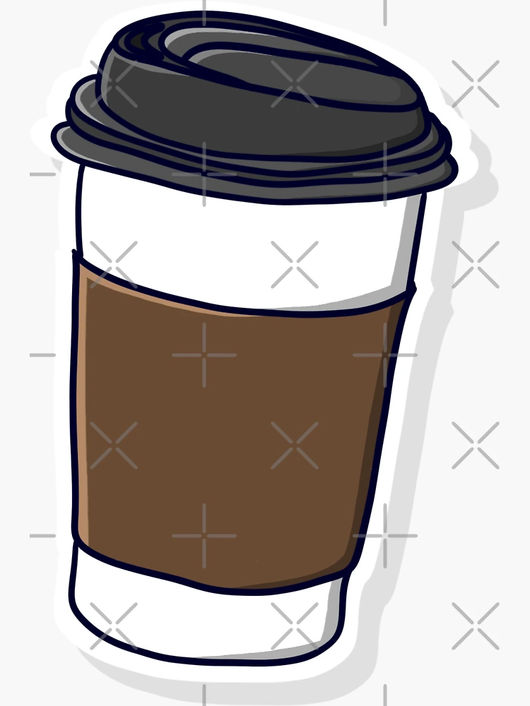 To-go Coffe Cup Sticker for Sale by sarahpump