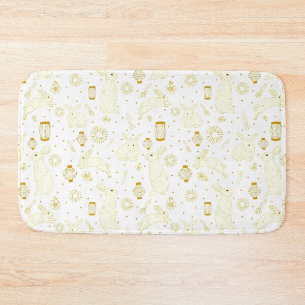 Item preview, Year of the Rabbit - Cream and Gold designed and sold by KelliroDesigns.