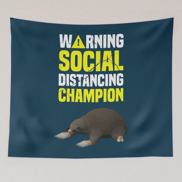 Item preview, Giant Mole Social Distancing Champion   designed and sold by enthrive12.