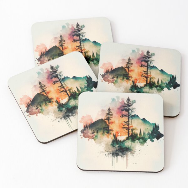 Item preview, Relaxing Watercolor #48 designed and sold by Avocado Design Studio.
