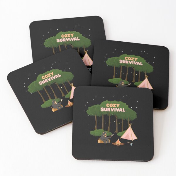 Item preview, Cozy Bear Camping Cozy Survival designed and sold by GoseStudio.