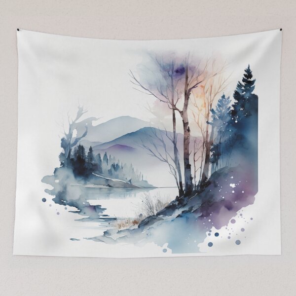 Item preview, Relaxing Watercolor #49 designed and sold by Avocado Design Studio.