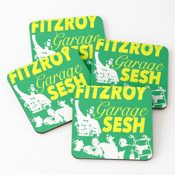 Item preview, fitzroy garage sesh - green and gold (aus edition) designed and sold by vancelotkate.