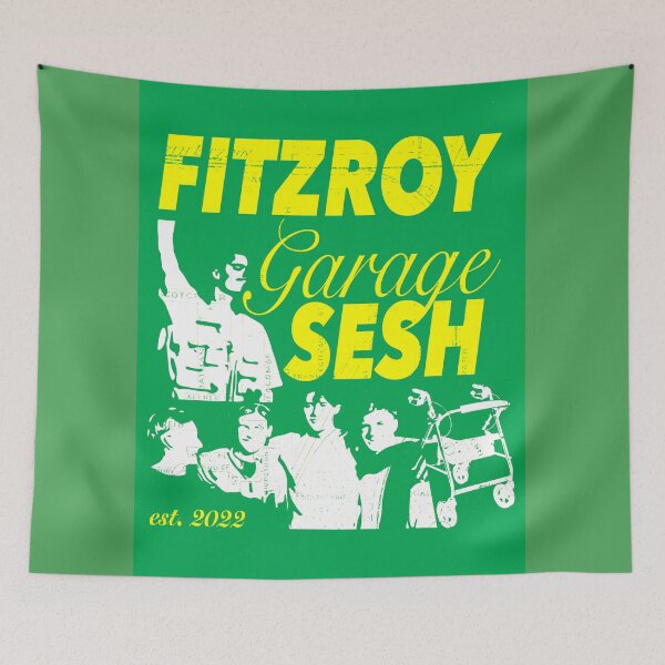 Item preview, fitzroy garage sesh - green and gold (aus edition) designed and sold by vancelotkate.