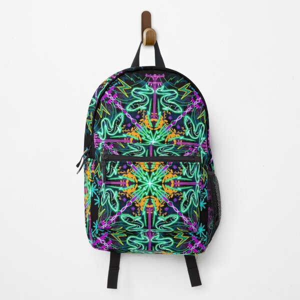 Item preview, Neon Mandala Flower Abstract designed and sold by Chatchot.