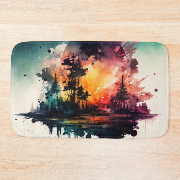 Item preview, Relaxing Watercolor #51 designed and sold by Avocado Design Studio.