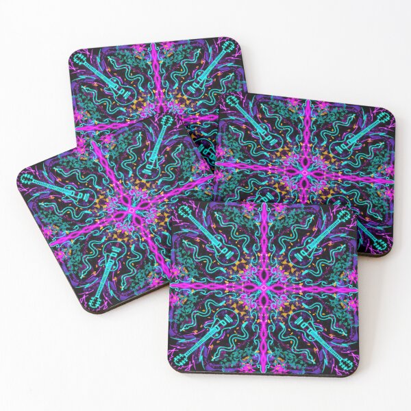 Item preview, Neon Mandala Flower Abstract designed and sold by Chatchot.
