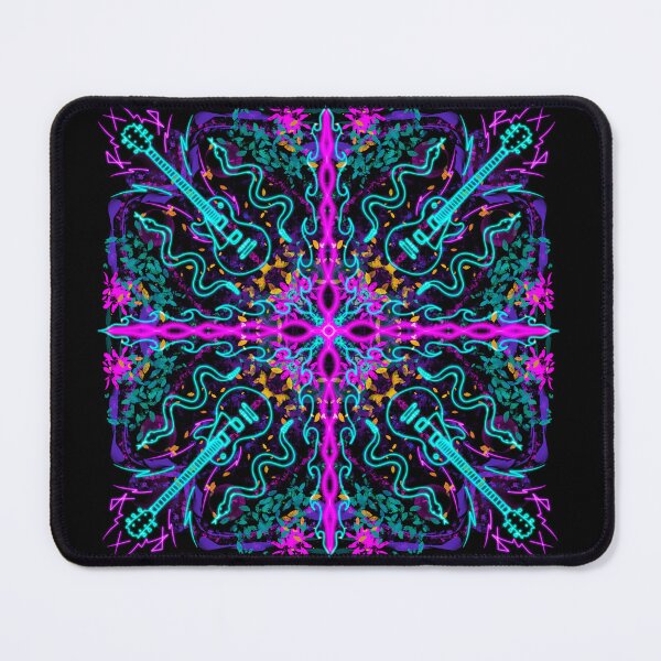Item preview, Neon Mandala Flower Abstract designed and sold by Chatchot.