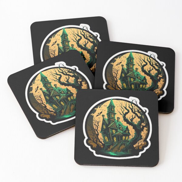 Item preview, Spooky Haunted Mansion retro halloween designed and sold by LuckyRonin.