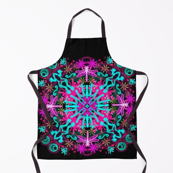 Item preview, Neon Mandala Flower Abstract designed and sold by Chatchot.