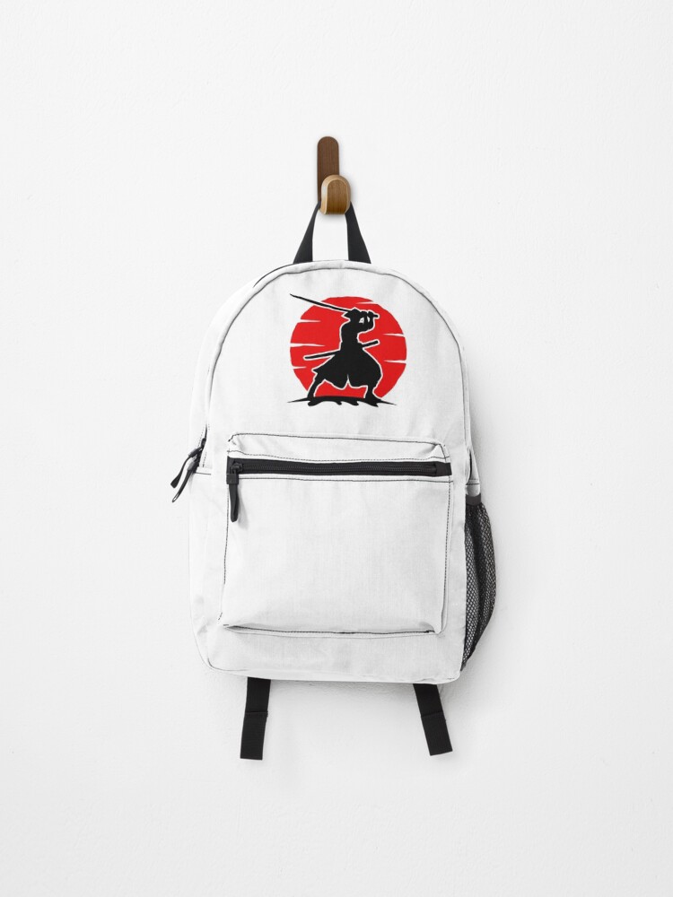 Thumbnail 1 of 3, Backpack, samurai warrior designed and sold by Rixxi.