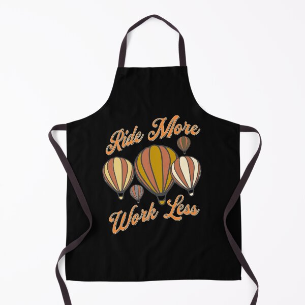 Item preview, Ride More Work Less Hot Air Balloons Vintage Retro Tee designed and sold by ShutEyeShirts.