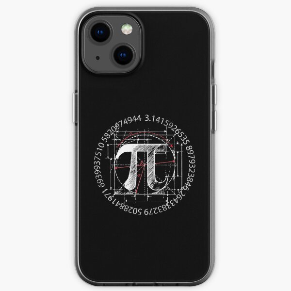 Pi Symbol Sketch iPhone Soft Case