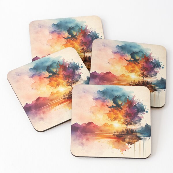 Item preview, Relaxing Watercolor #54 designed and sold by Avocado Design Studio.