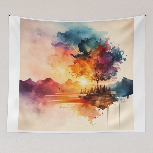 Item preview, Relaxing Watercolor #54 designed and sold by Avocado Design Studio.