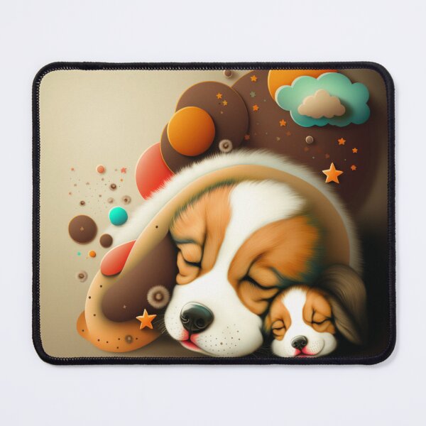 Item preview, Dog Mom Cuddling Puppy  designed and sold by Black Owl Creatives.