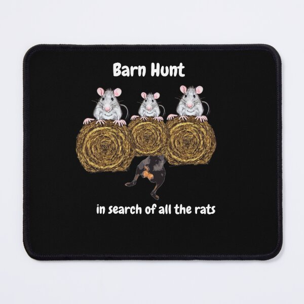 Item preview,  Funny Barn Hunt - in search of all the rats with a Docked Tail Rottweiler designed and sold by Just4doglovers.