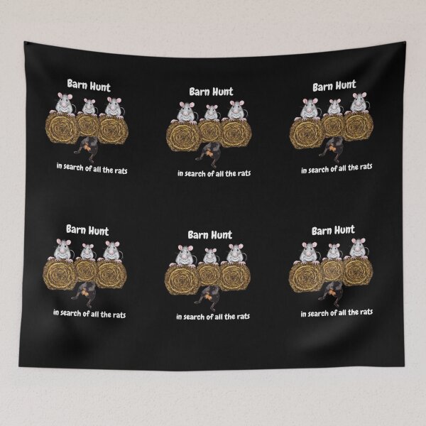 Item preview,  Funny Barn Hunt - in search of all the rats with a Docked Tail Rottweiler designed and sold by Just4doglovers.