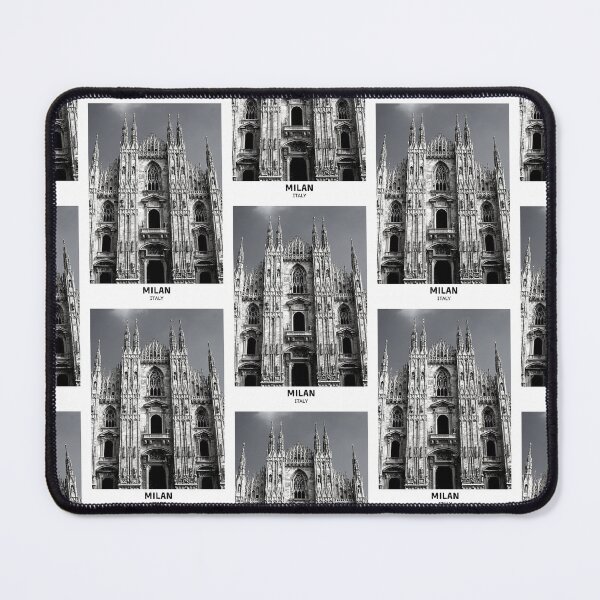 Item preview, Milan Italy Dorm Room Essentials Minimalist Poster Design designed and sold by SirajDecors.