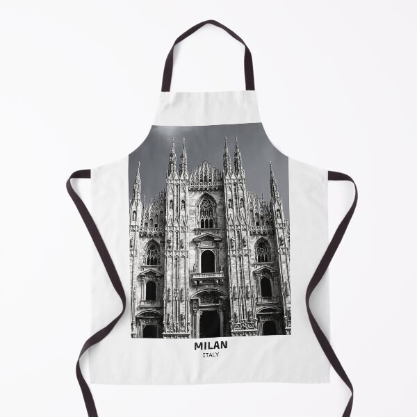 Item preview, Milan Italy Dorm Room Essentials Minimalist Poster Design  designed and sold by SirajDecors.