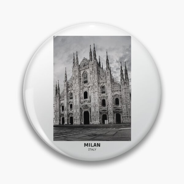 Item preview, Milan Italy Dorm Room Essentials Minimalist Poster Design  designed and sold by SirajDecors.