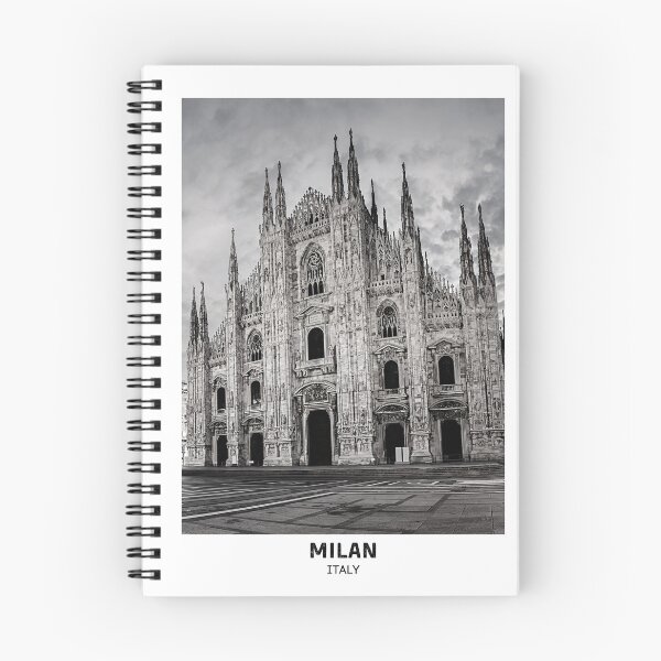 Item preview, Milan Italy Dorm Room Essentials Minimalist Poster Design  designed and sold by SirajDecors.