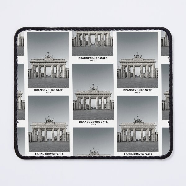 Item preview, Brandenburg Gate Berlin Dorm Room Essentials Minimalist Poster Design designed and sold by SirajDecors.