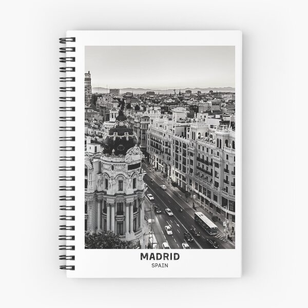 Item preview, Madrid Spain Dorm Room Essentials Minimalist Poster Design  designed and sold by SirajDecors.