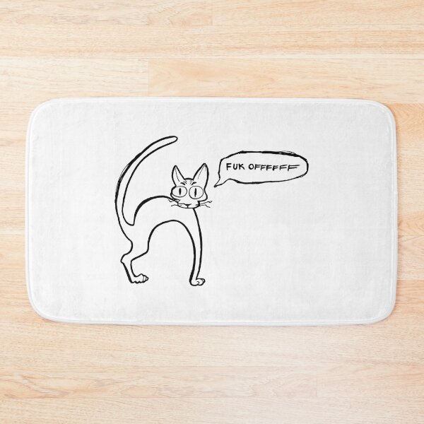 Item preview, Pissed off cat designed and sold by nnakaomi.