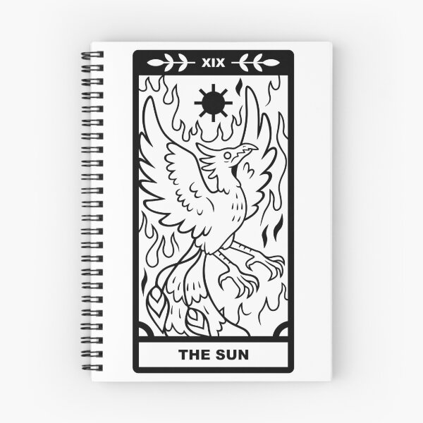Item preview, Phoenix x The Sun - Black Lines designed and sold by CryptidCoven.