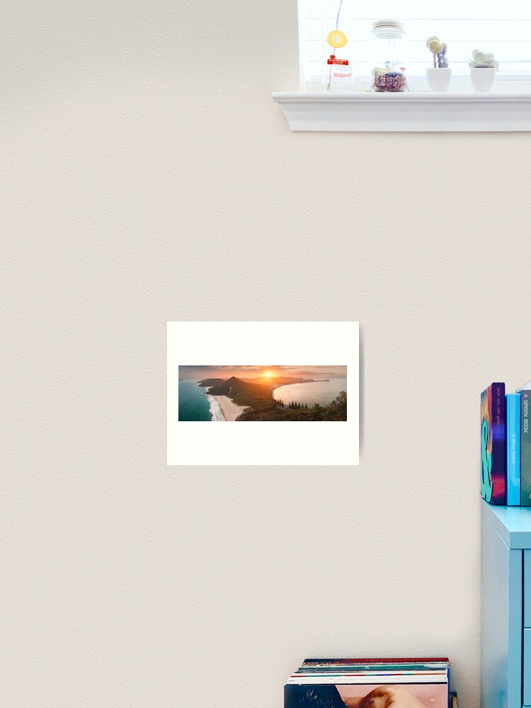Thumbnail 2 of 3, Art Print, Shoal Bay from Tomaree Head, New South Wales, Australia designed and sold by Chockstone.