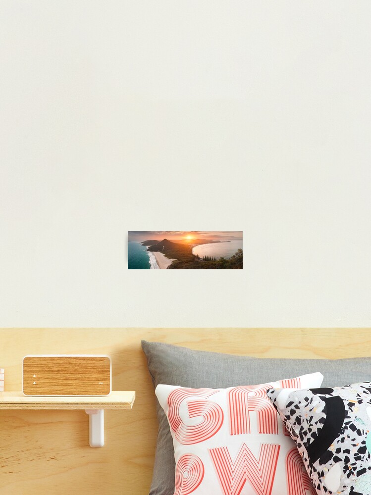 Thumbnail 1 of 3, Photographic Print, Shoal Bay from Tomaree Head, New South Wales, Australia designed and sold by Chockstone.