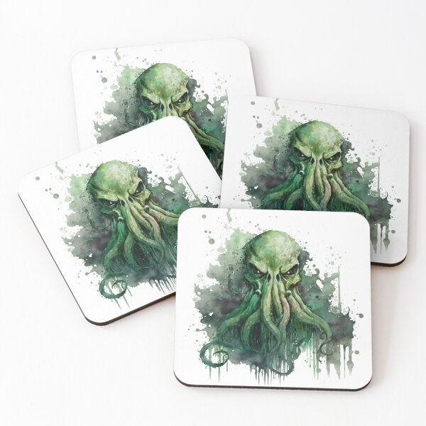 Item preview, Cthulhu watercolor madness designed and sold by WodenButikk.