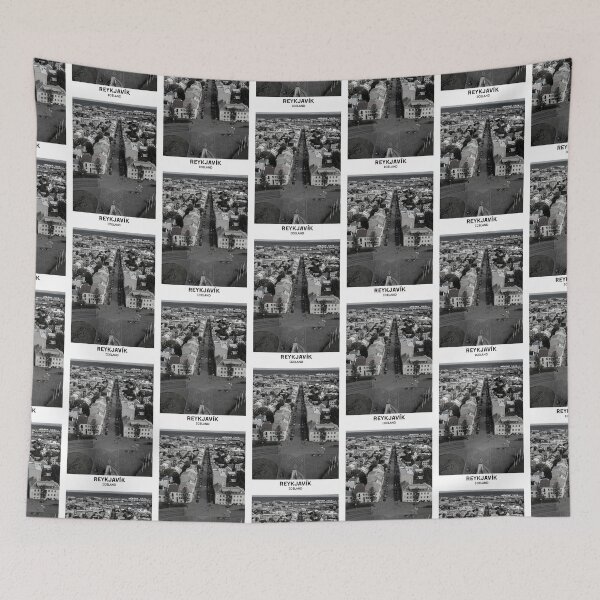 Item preview, Reykjavik Iceland Dorm Room Essentials Minimalist Poster Design  designed and sold by SirajDecors.