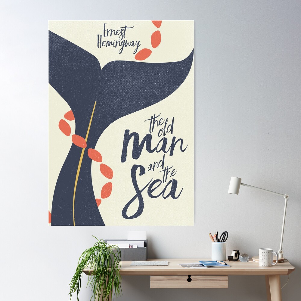 Minimalist Billy The Marlin Square Poster Print