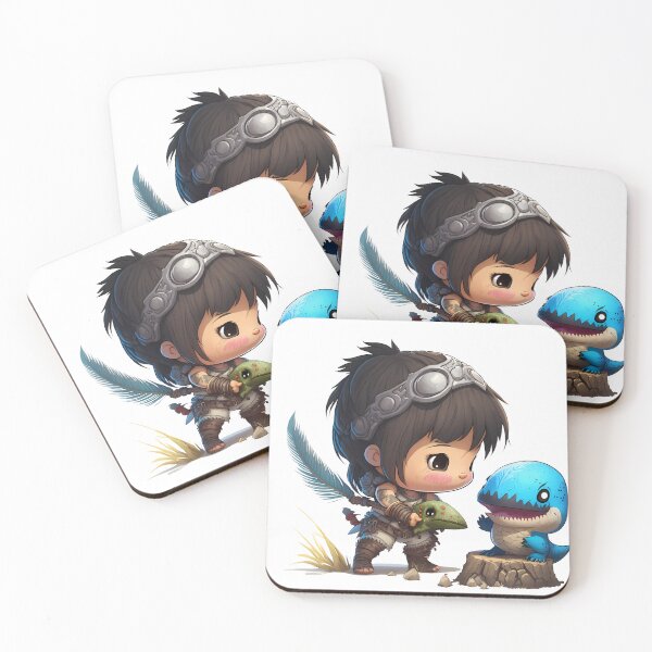 Item preview, Survival Character feeding a Fish to baby Dino designed and sold by RaOsiris.